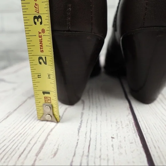 Bass Palomino 7 brown leather suede cowgirl boots - Picture 13 of 16